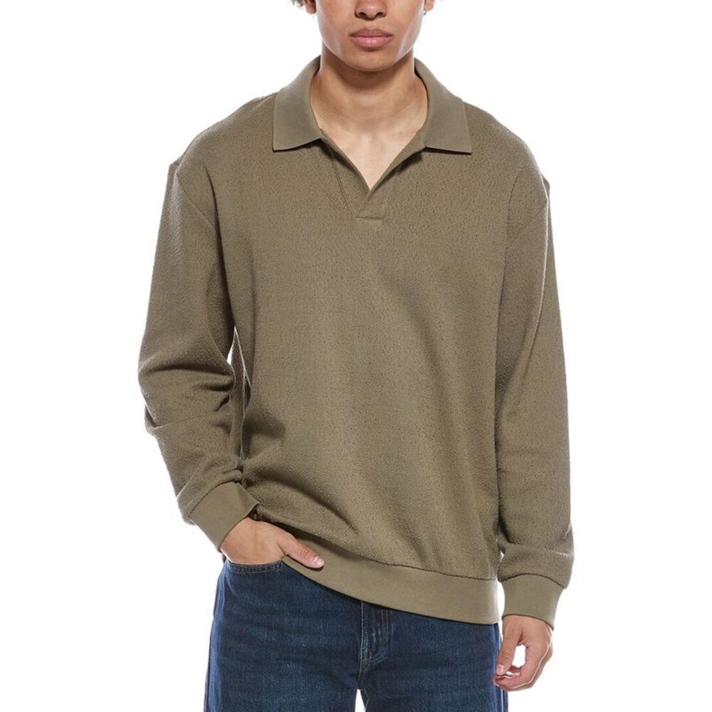 Hugo Boss Mens  Sota Polo Overshirt, Brown